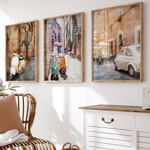 Set of Italy Wall Prints | Italian Wall Art | Watercolour Home Decor | Living Room Decor | Set of 3 Prints | Travel Art Prints | Travel Gift