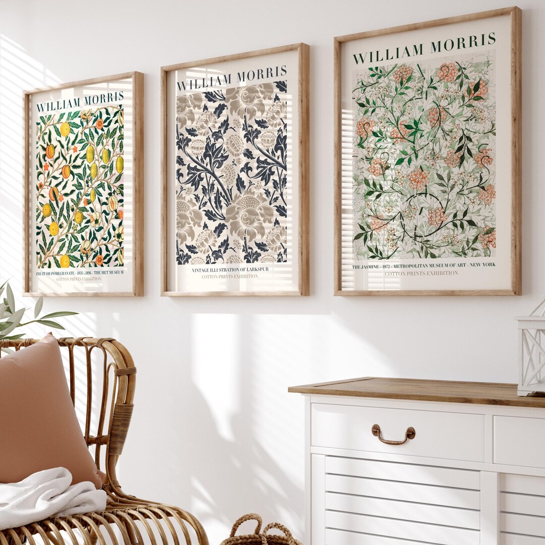 William Morris Print Set: 'the Open Window' - Gallery Wall Art - Etsy