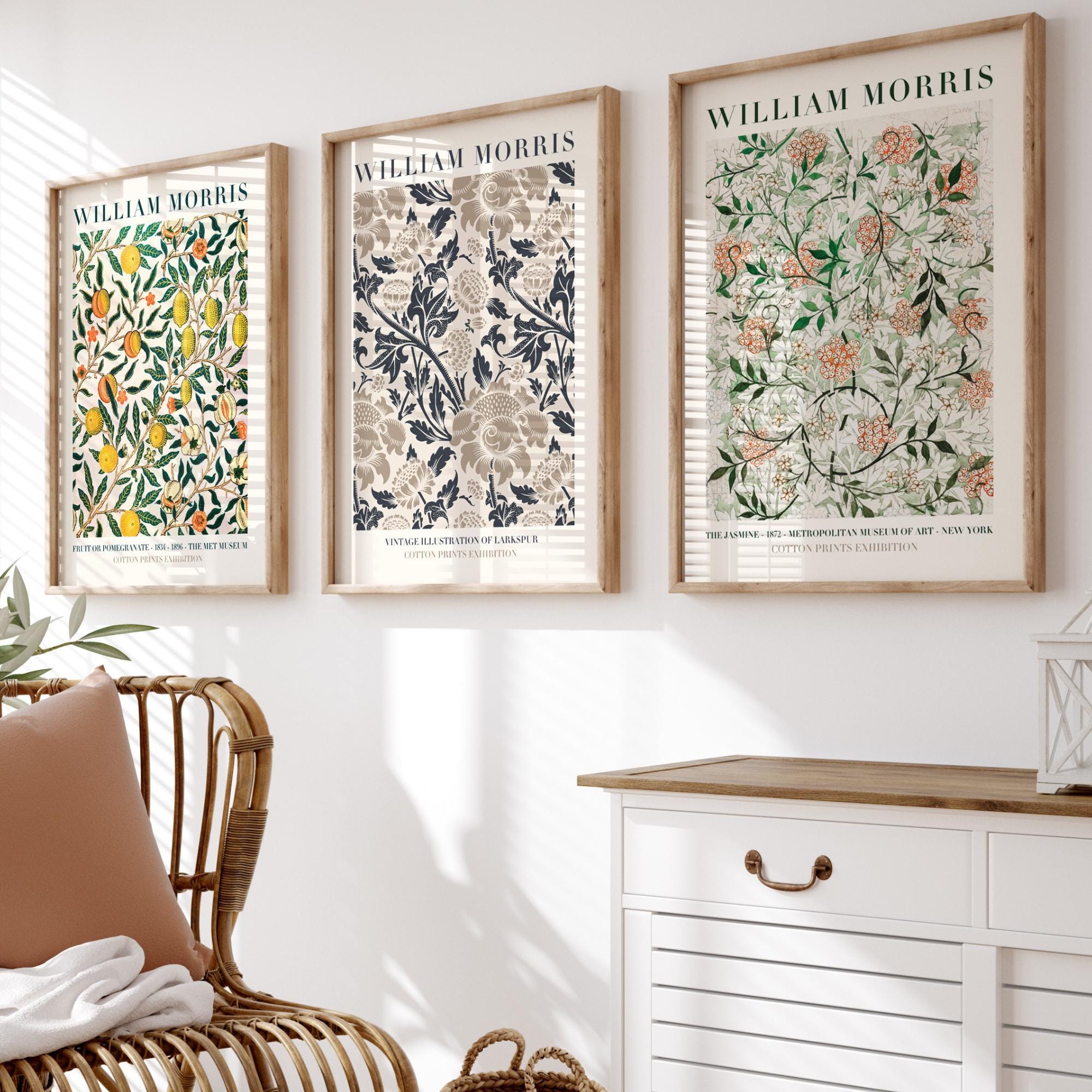 William Morris Print Set: 'the Open Window' - Gallery Wall Art - Etsy