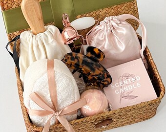 Coffret fête des mères pour maman, Idées cadeaux maman, coffret cadeau spa détente, panier cadeau pour mère, cadeau douillet pour elle, cadeau d'anniversaire pour femme