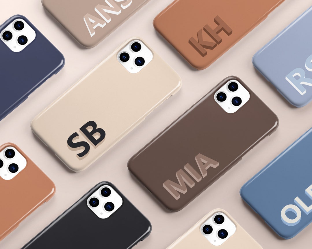 IPhone 15 Case Personalized Initial iPhone Case Name iPhone Etsy