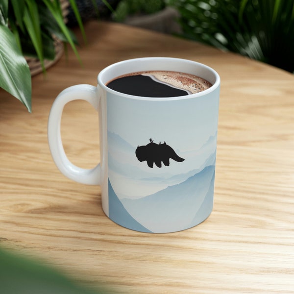 Flying Bison Ceramic Mug 11oz / Final Wind Mover / Avatar