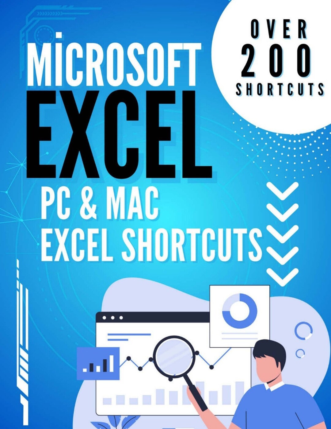 200 Excel Formulas Shortcut Guide / Excel Shortcut Keys for Windows and ...