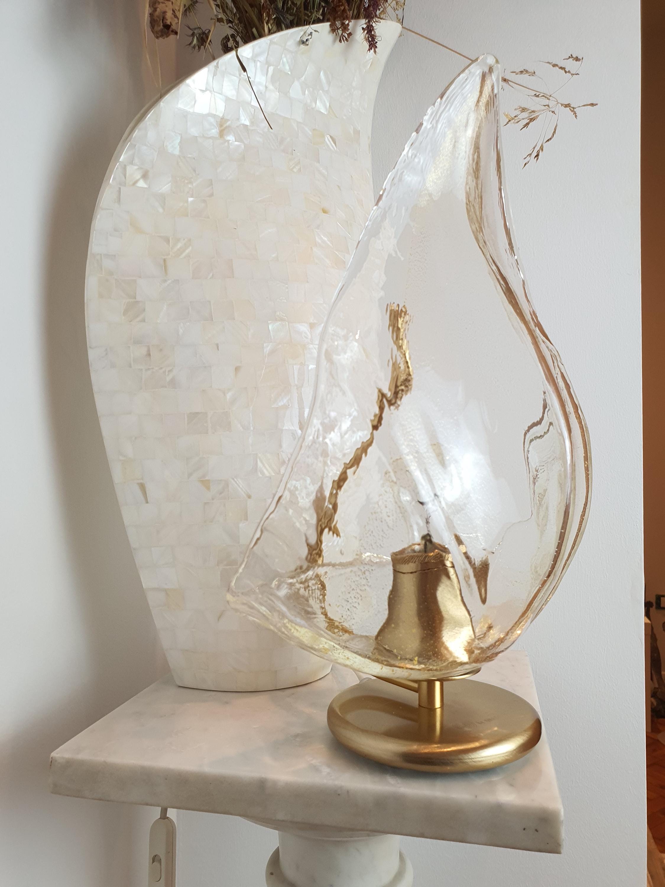 ラ・ムリーナ ヴィンテージ ムラーノガラス テーブルランプ