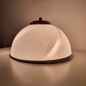 Vintage Italian Mid-Century Modern Murano Glass Table Lamp 1970s
