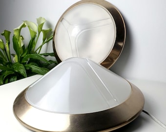 Pair of Prisma Pulsa ceiling or wall lights / Italian Midcentury lighting