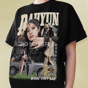 DUE VOLTE Dahyun Rap Retro Bootleg pronto per essere Tour Camicia kpop merch album lightstick portafoto tessera pin banner cordino con cappuccio totebag svg y2k