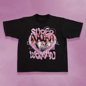 UNIS Superwoman Camicia kpop tour merch album light stick portafoto tessera legante pin banner cordino con cappuccio tote bag poster adesivo portachiavi