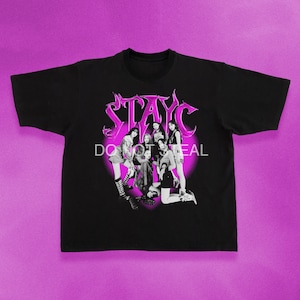 STAYC Bubble Teenfresh Tour Camicia kpop merch album light stick portafotocard pin banner cordino crop top felpa con cappuccio tote bag svg y2k bootleg