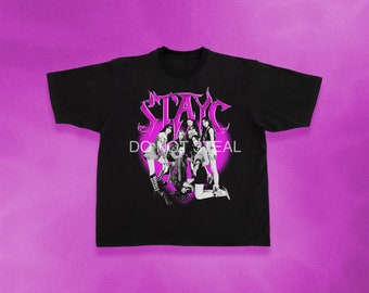 STAYC Shirt, Kpop Merch Concert Tour