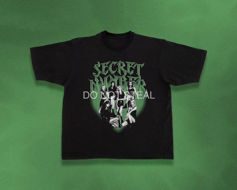 Secrets Merch SECRET NUMBER Shirt, Kpop Merch Concert Tour - Etsy