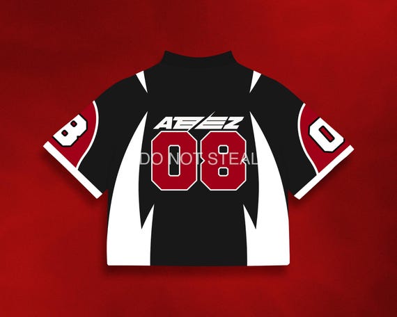 ATEEZ Football Jersey, Kpop Merch Concert Tour - Etsy