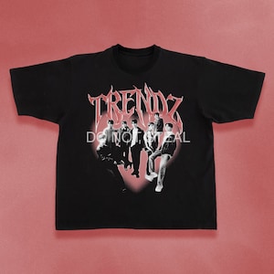 TRENDZ New Dayz Tour Camicia kpop merch album light stick portafoto tessera legante pin banner cordino con cappuccio tote bag poster portachiavi svg y2k