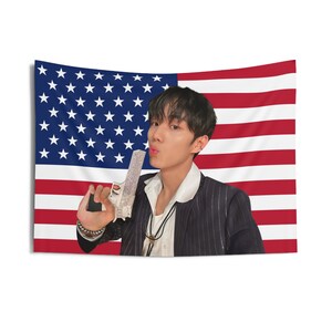 P1HARMONY Intak Mafia USA Flag Banner Wall Tapestry kpop tour merch album light stick photocard holder binder lanyard shirt hoodie tote bag