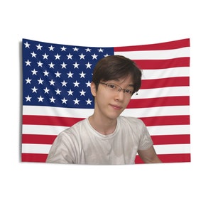 RIIZE Sungchan Glasses USA Flag Banner Wall Tapestry kpop tour merch album light stick photocard holder binder lanyard shirt hoodie keychain