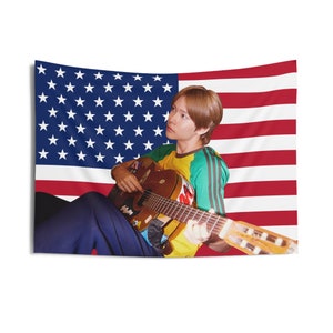 RIIZE Eunseok Guitar USA Flag Banner Wall Tapestry kpop tour merch album light stick photocard holder binder lanyard shirt hoodie keychain
