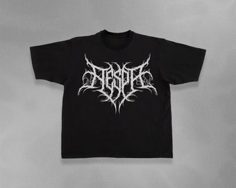 AESPA Chrome Heavy Metal SYNK Hyper Line Tour Shirt Kpop