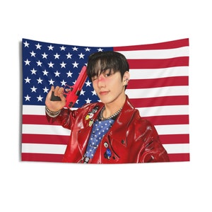 P1HARMONY Intak Leather Jacket USA Flag Banner Wall Tapestry kpop tour merch album light stick photocard holder binder lanyard shirt hoodie