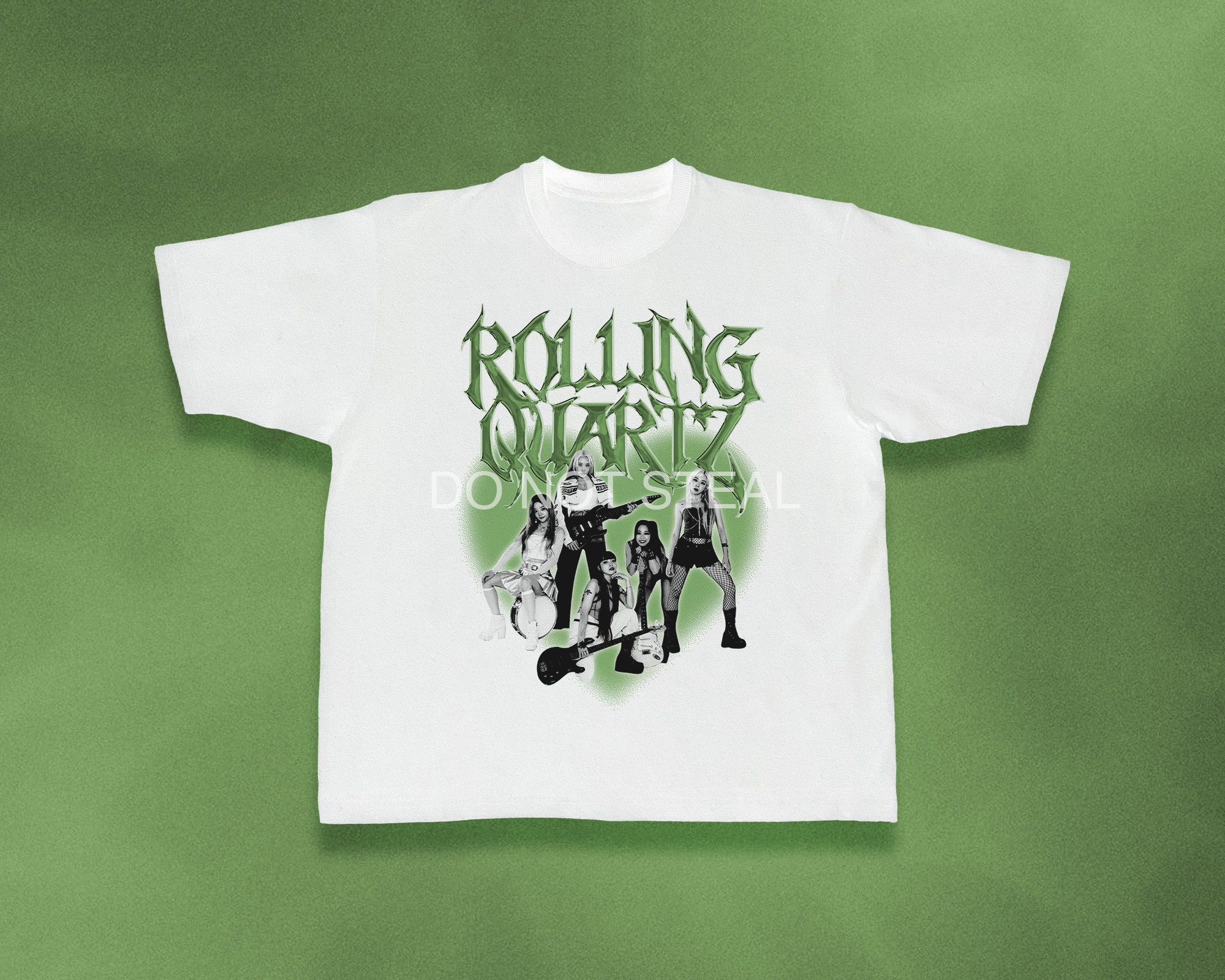 ROLLING QUARTZ Fearless Tour Shirt Kpop Merch Album Light Stick