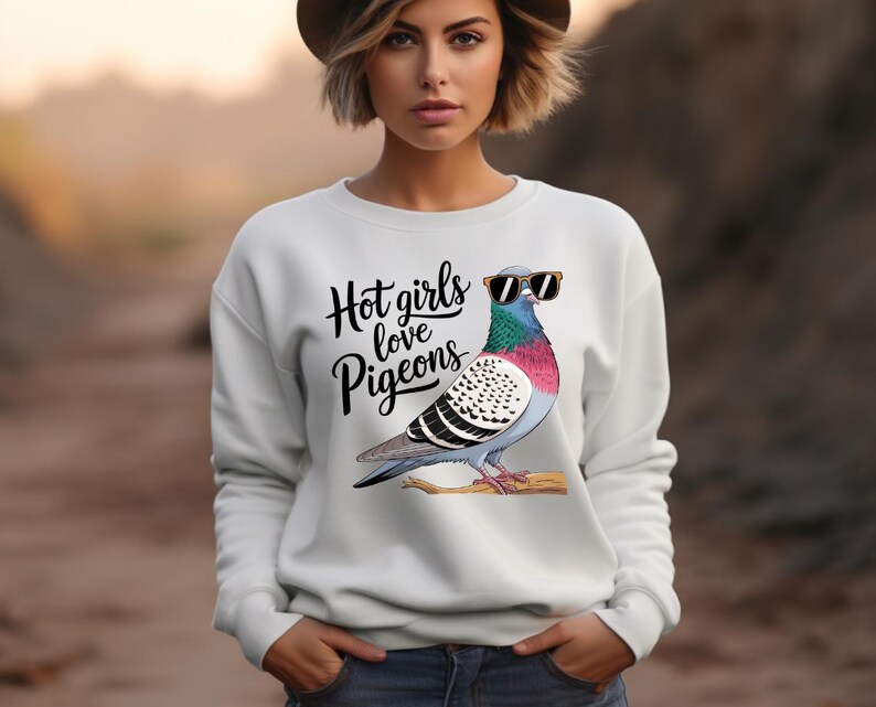 T-shirt 'I Love Pigeons' Per Bambino | Cotone 100% Manica Corta Girocollo Slogan