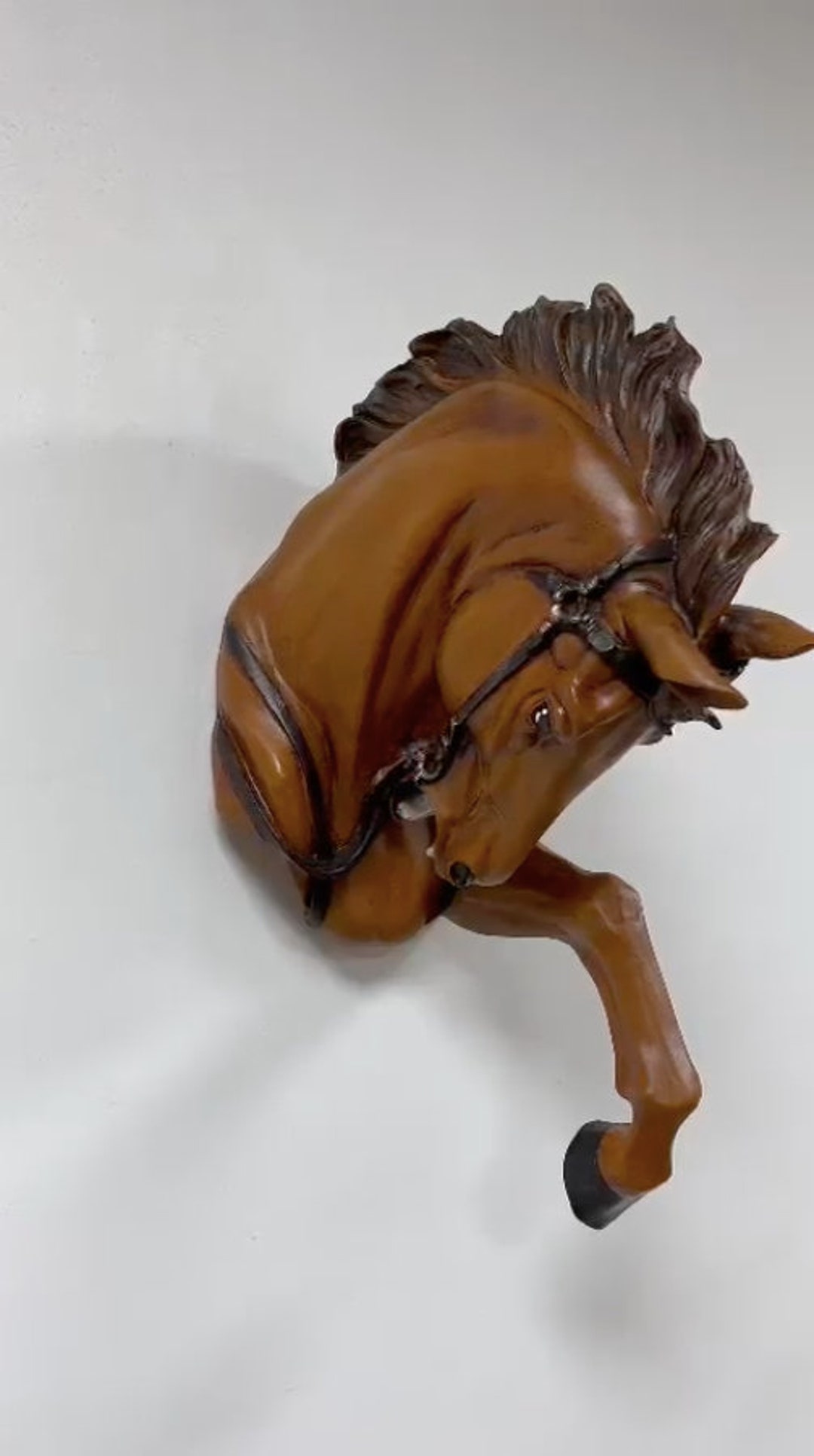 Large Horse Head Wall Decor, Animal Head Wall Decor, Wall Sculpture