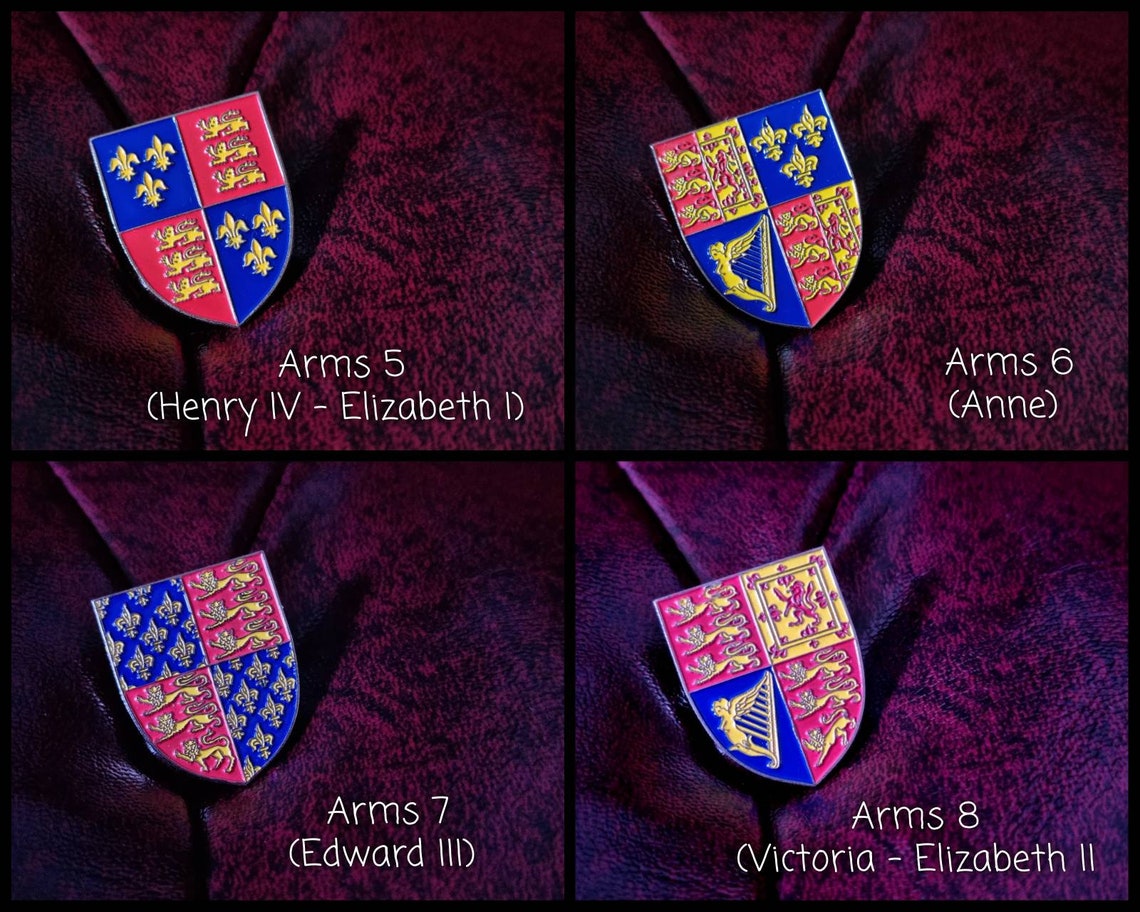 1x Vintage Coat of Arms Pin Badge by Atlas Editions English Etsy