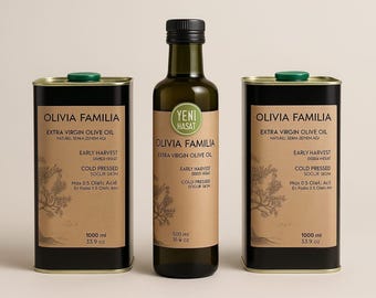 Early Harvest Extra Virgin Olive Oil – Cold-Pressed Organic Anatolian