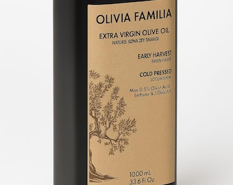 Early Harvest Organic Extra Virgin Olive Oil – Cold-Pressed, 1000 mL
