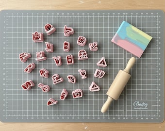 Earring Cutter STL, Travel-Themed Polymer Clay Designs, 3D Print Files