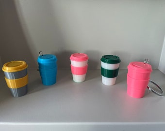 3D Printable Coffee Cup Keyring - Stanley Cup 3D Printing STL FILE - Digital Download