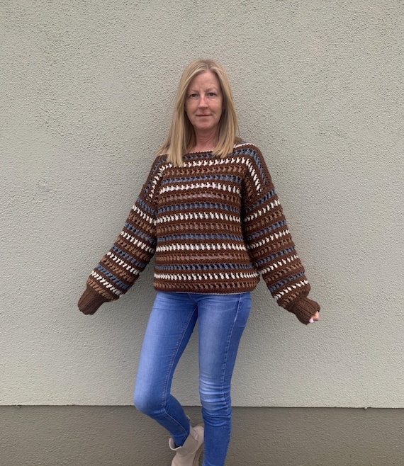 Baggy striped hotsell sweater