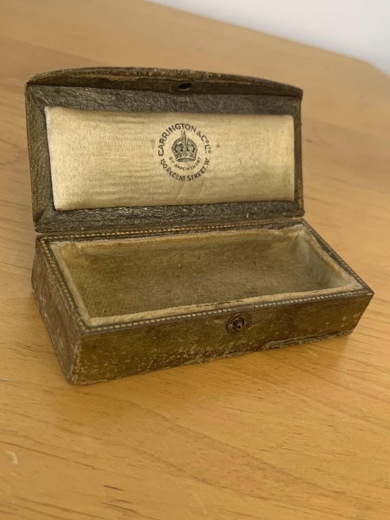 Antique Carrington & Co Regent Street Jewellery Box Royal Warrant London