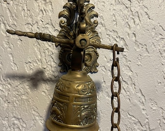 Antique Brass "Angles" Bell