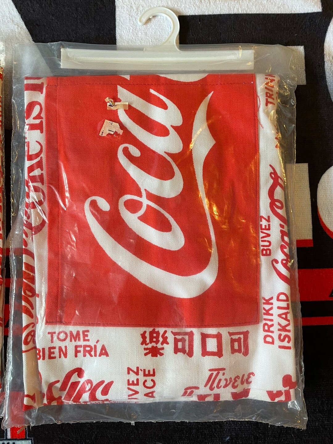 Vintag Cocacola Bib Apron Unopened Etsy