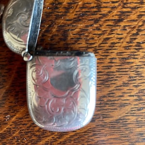 Vintage Sterling Silver Vesta Match Safe