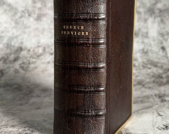 Antique 1859 Old Bible New Testament & Common Prayer Book Leather Clasp Oxford