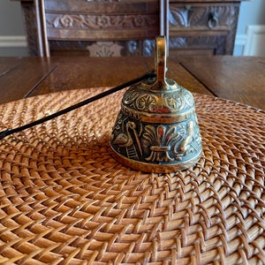 Lady Bells, Antique Bell Collection, Brass, Servant Bell, Tea Bell