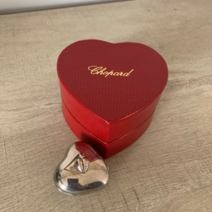 Chopard Silver Heart Shaped Box with Lady Bug