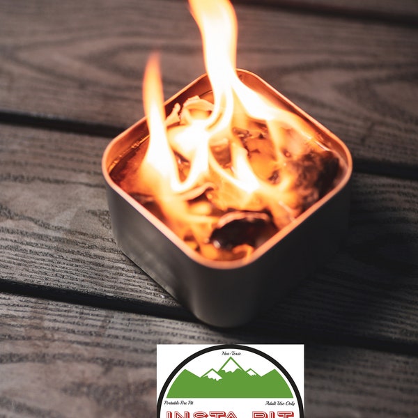 INSTAPIT - Portable Fire Pit, Campfire, Bonfire, Made in Canada, Outdoor, Beach, Events, Wedding Ideas, Backyard, Camping Survival, Smores