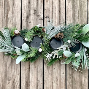 Advent wreath candlestick