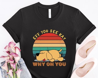 Camisa Labrador, Eff Ves Kay, Regalo de Perro Labrador, Mamá Labrador, Amante del Perro Labrador, Mamá Perro Labrador, Regalo Amante de Labrador, DG036LABW01