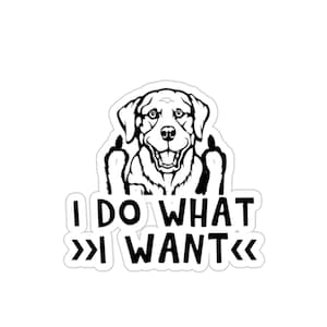 Labrador Sticker, I Do What I Want, Labrador Dog Gift, Labrador Mum, Labrador Dog Lover, Labrador Dog Mom, Labrador Lover Gift, DG076LABW09