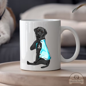Labrador Mug, I Love Mom, Labrador Dog Gift, Labrador Mum, Labrador Dog Lover, Labrador Dog Mom, Labrador Lover Gift, DG006LABW04