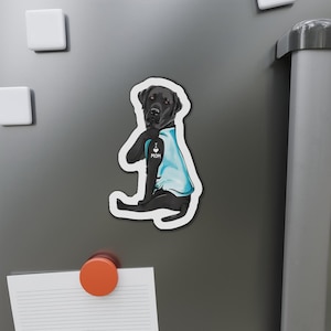 Labrador Magnet, I Love Mom, Labrador Dog Gift, Labrador Mum, Labrador Dog Lover, Labrador Dog Mom, Labrador Lover Gift, DG006LABW11