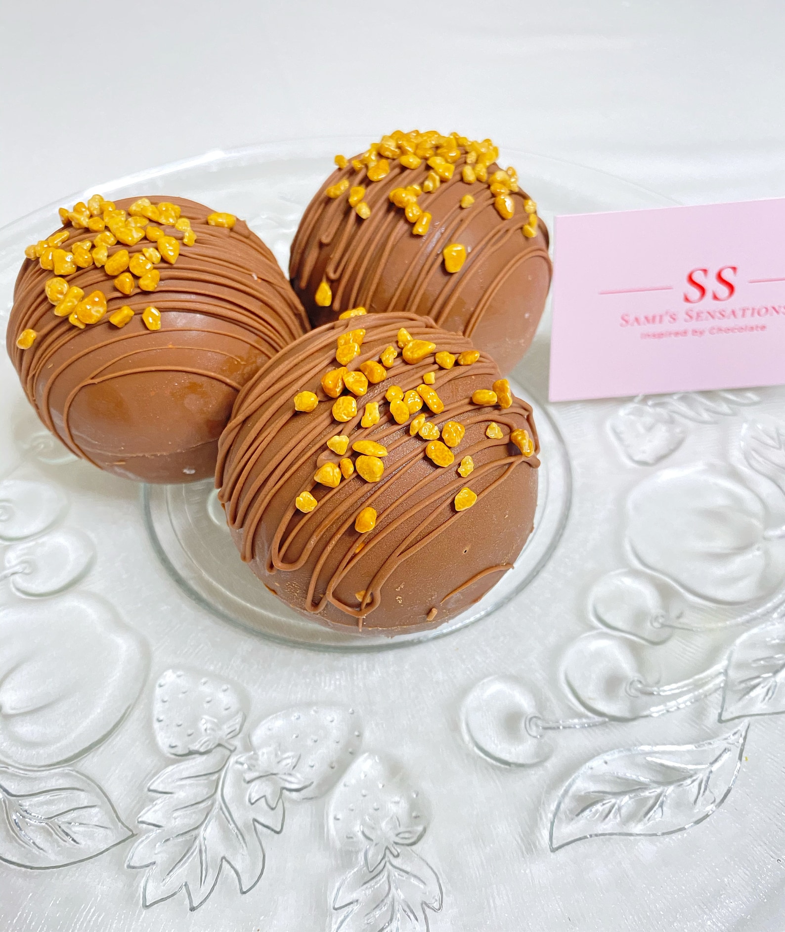 Vegan / Dairy Free Large Hot Chocolate Bombs, handmade by Sami's Sensations