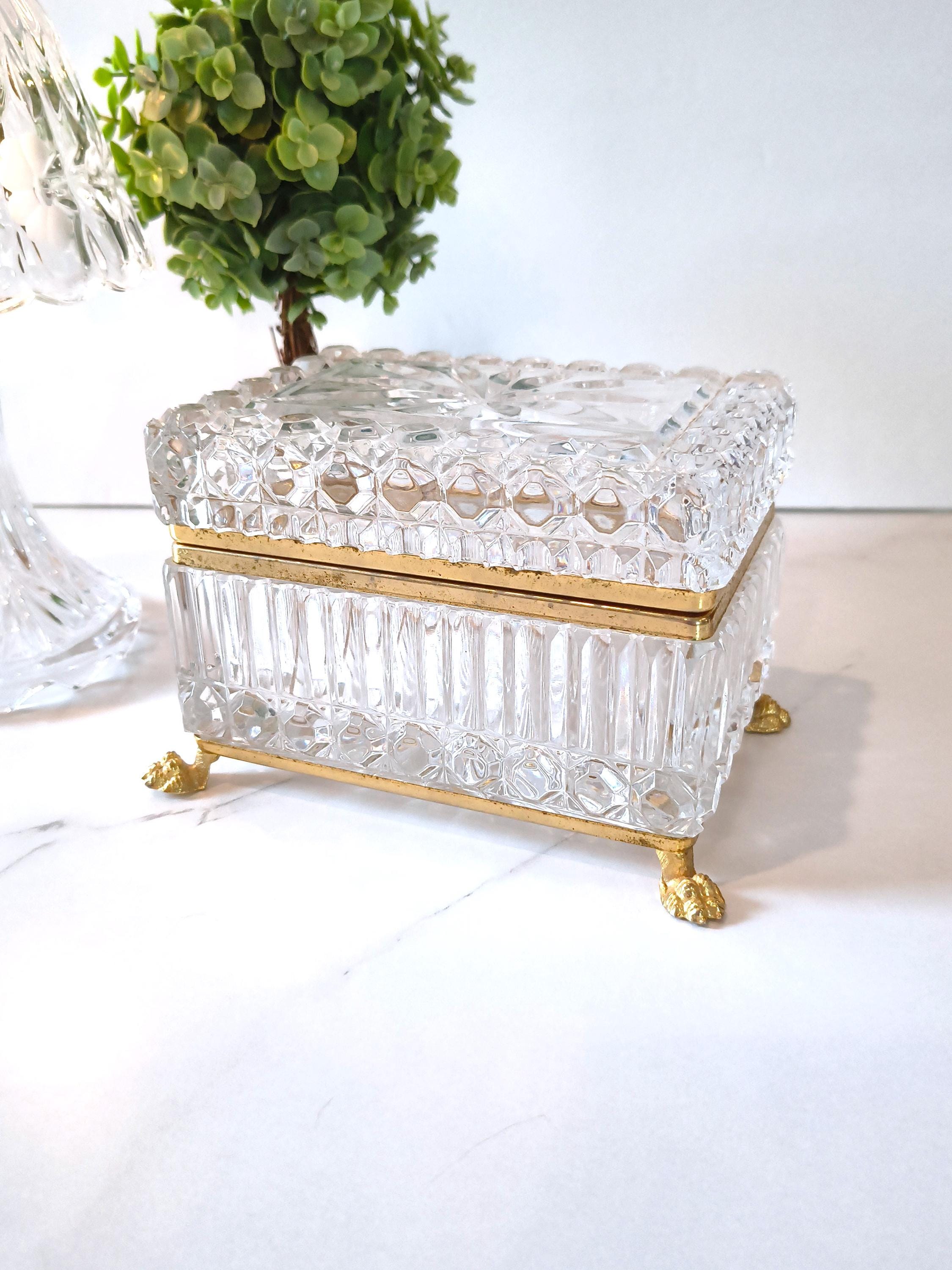 Baccarat Casket Trinket Box - Etsy