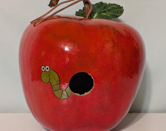 Fuji Apple Gourd Birdhouse