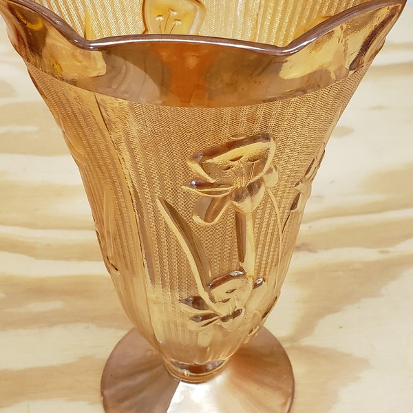 Iridescent Vase Etsy