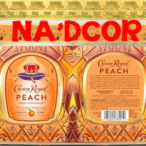 Crown Royal Peach Tumbler Wrap