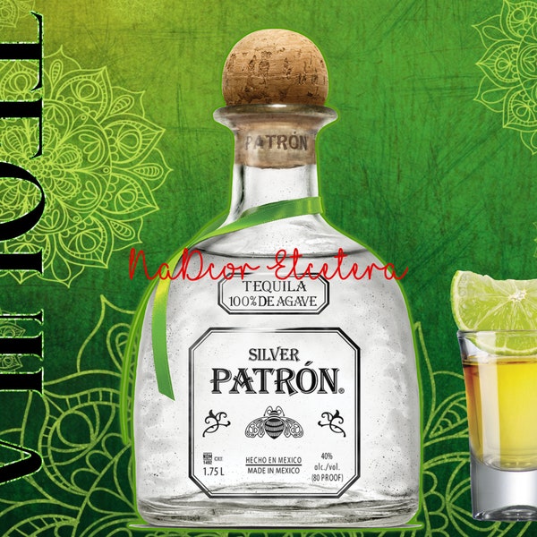 Tequila Patron Straight Tumbler Wrap